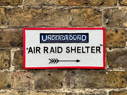 Aluminium underground air raid shelter
